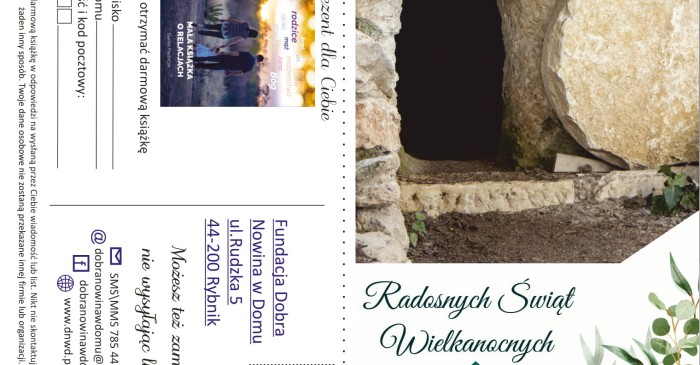 Kartka Wielkanocna przygotowana dla Fundacji Espa
